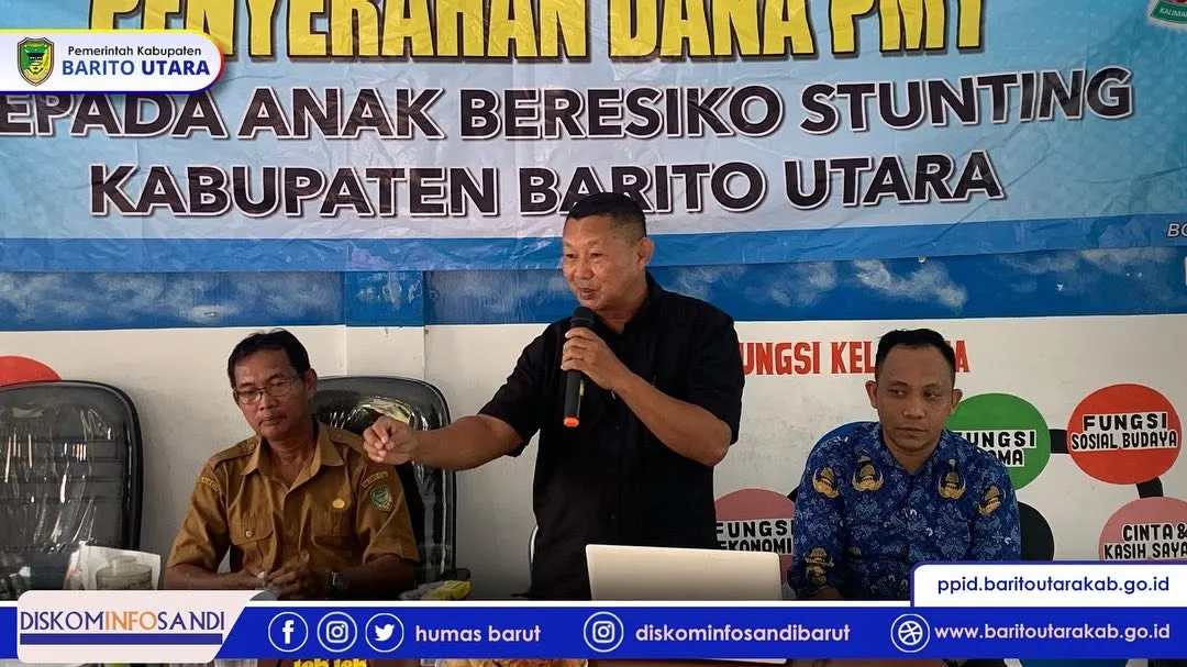 spbe barito utara | Disdalduk KB PPPA Salurkan PMT di Kecamatan Gunung Timang