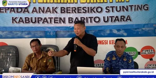 disdalduk barito utara | Disdalduk KB PPPA Salurkan PMT di Kecamatan Gunung Timang